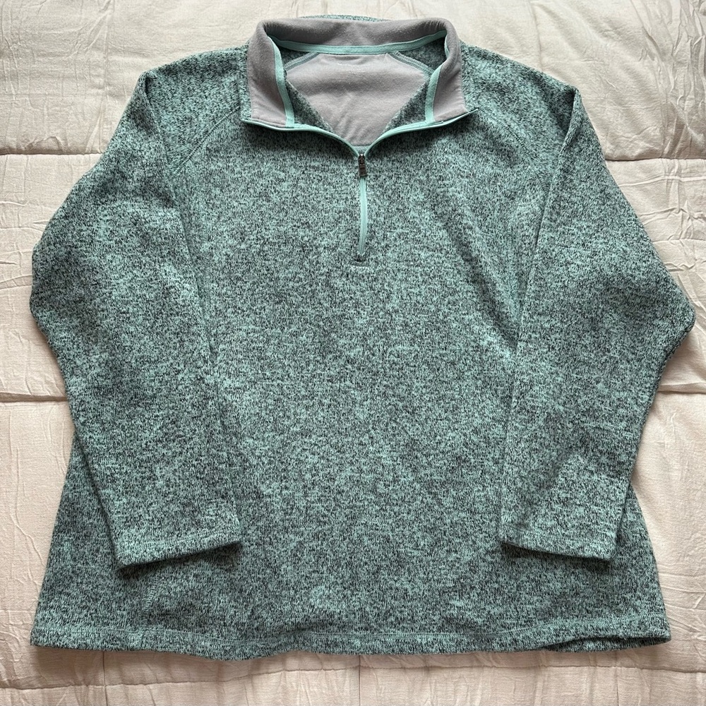 Northcrest Teal and Gray Women's Top